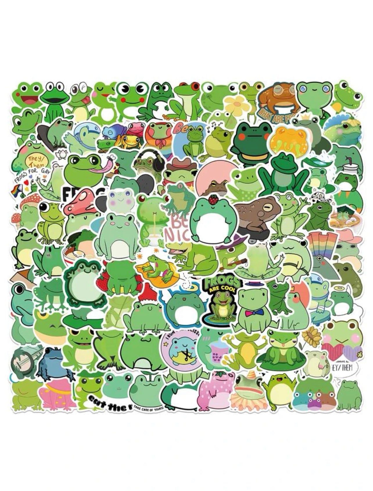 Frog Stickers Mega Pack