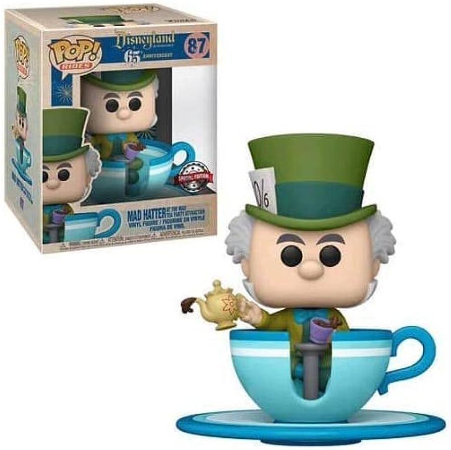 Disneyland Resort 87 Mad Hatter Funko Pop! Rides Vinyl Figure