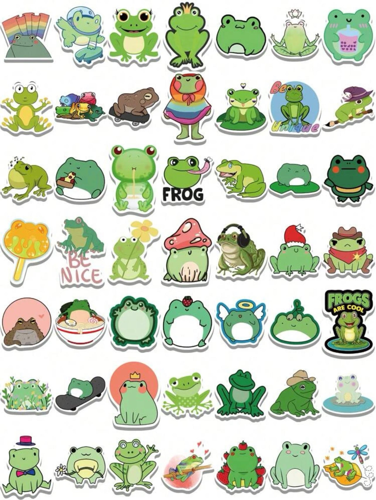 Frog Stickers Mega Pack