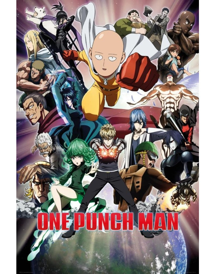 One Punch Man Group Maxi Poster
