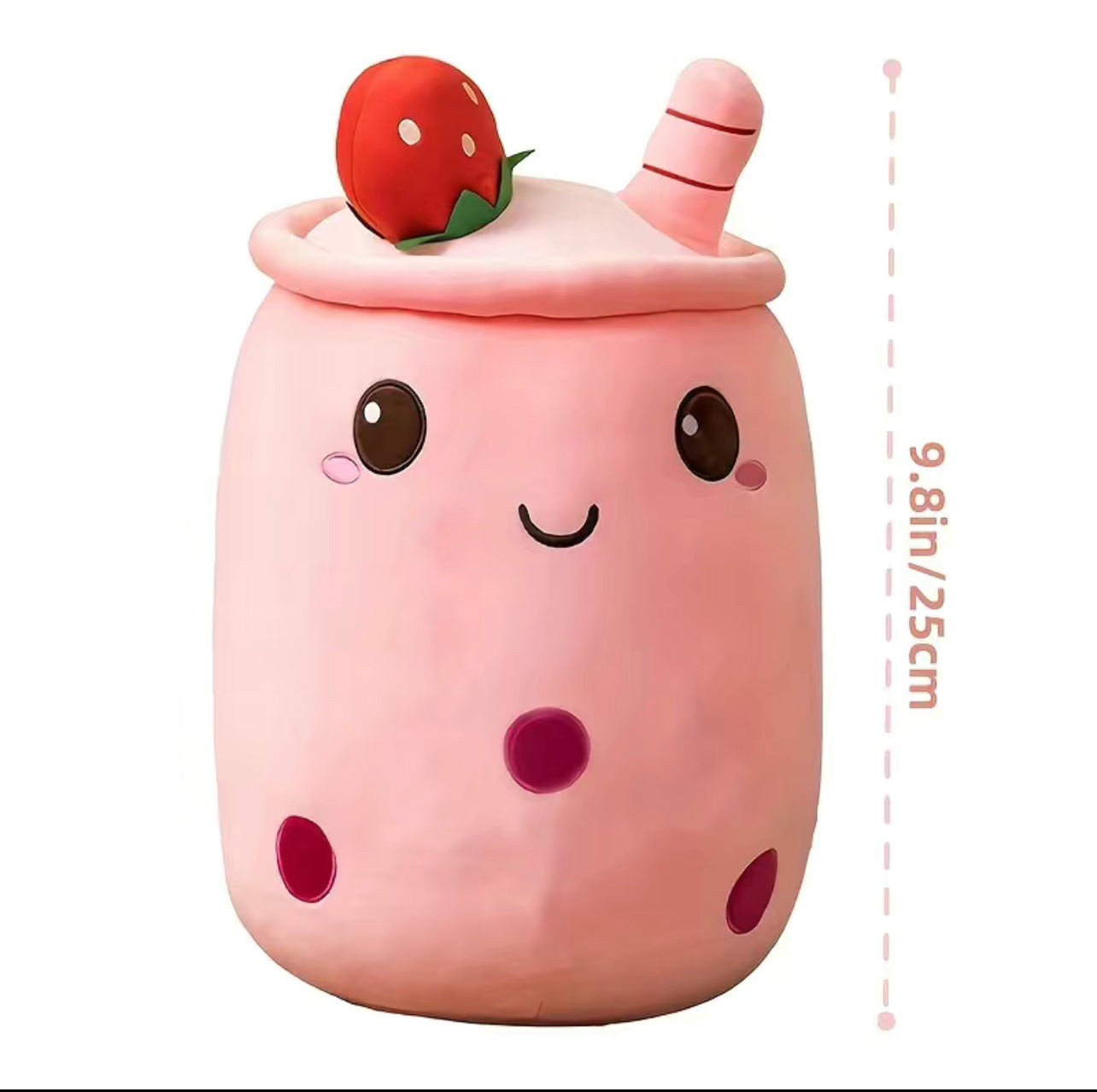 Strawberry Bubble Tea Plush