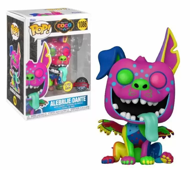 Disney Pixar Coco 1086 Alebrije Dante GITD Funko Pop! Vinyl Figure