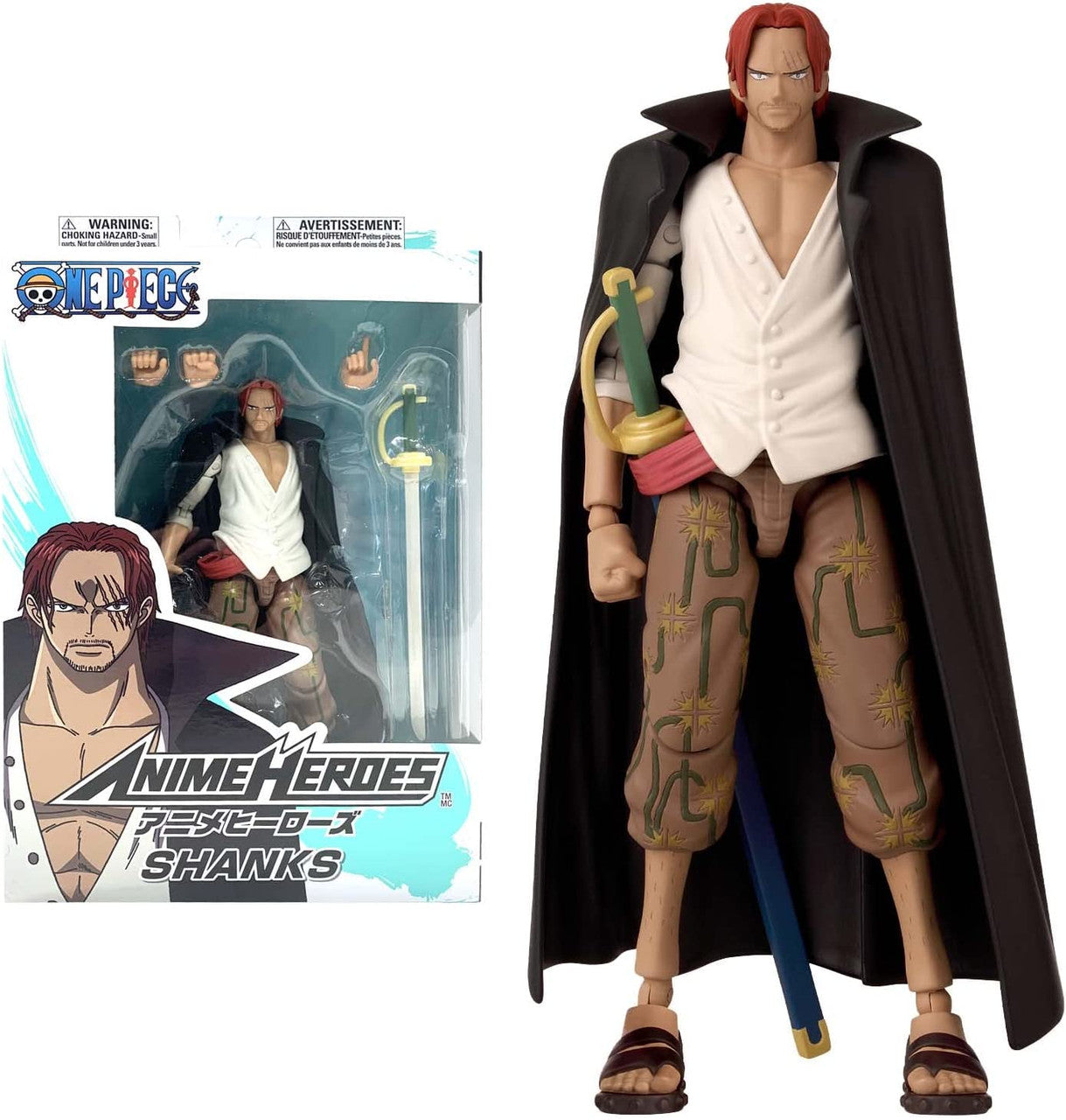 One Piece Shanks Anime Heroes Action Figure