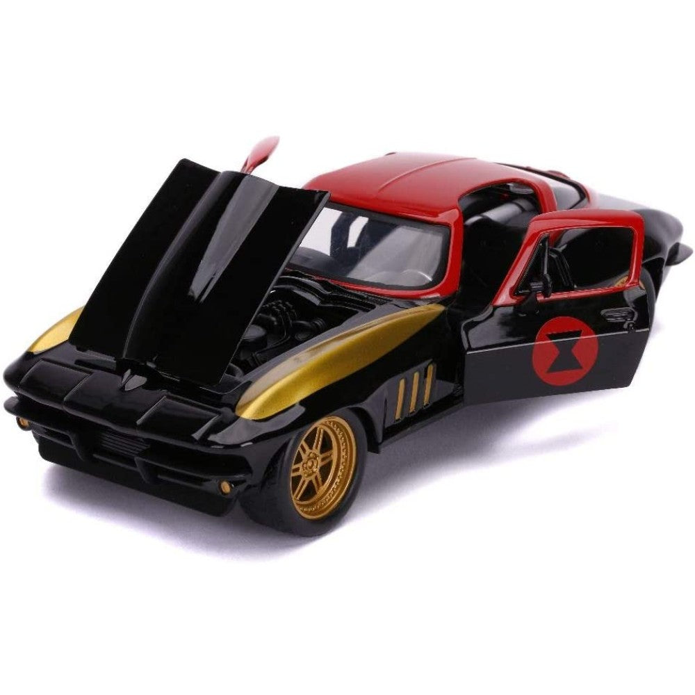 Marvel Avengers Black Widow & 1966 Chevy Corvette