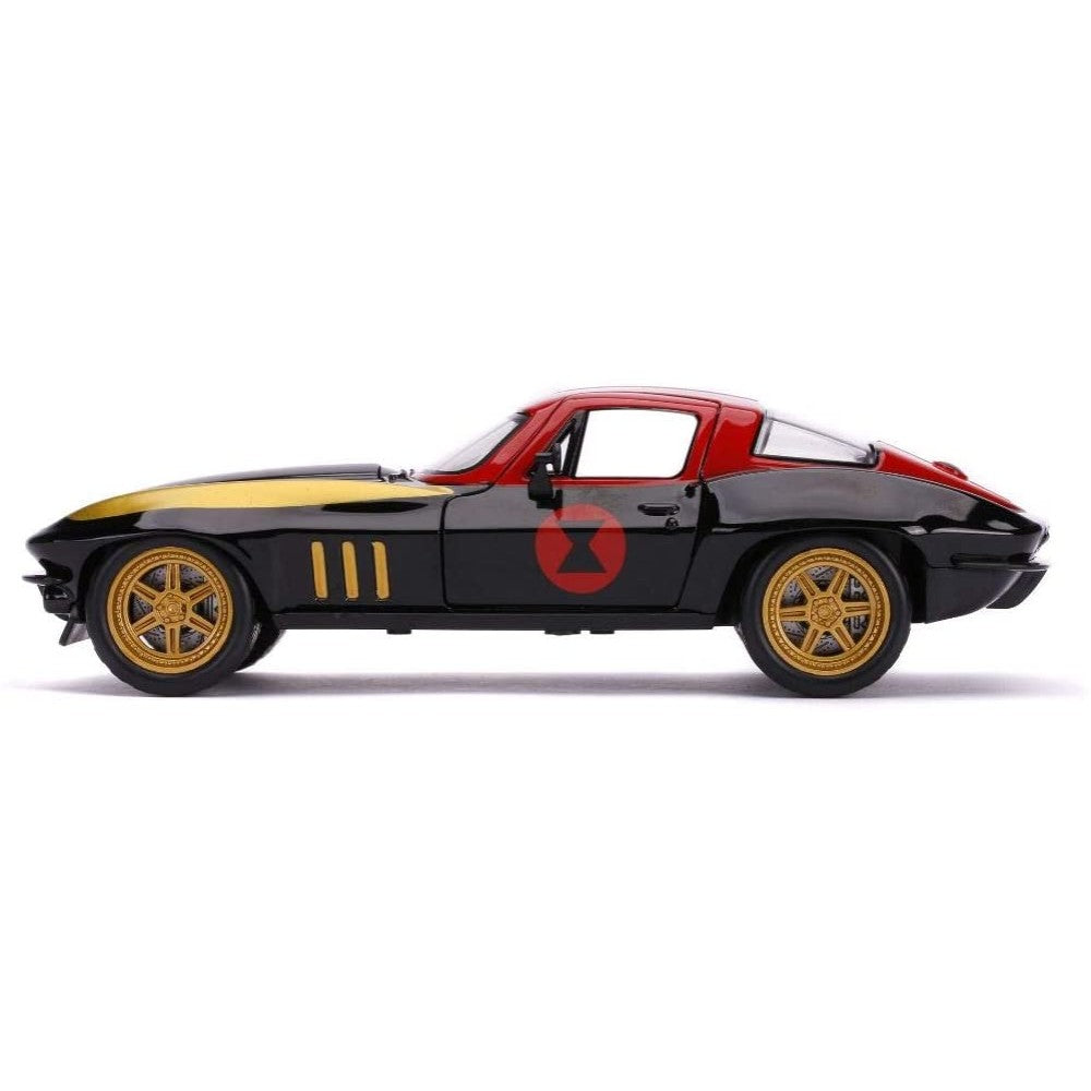Marvel Avengers Black Widow & 1966 Chevy Corvette