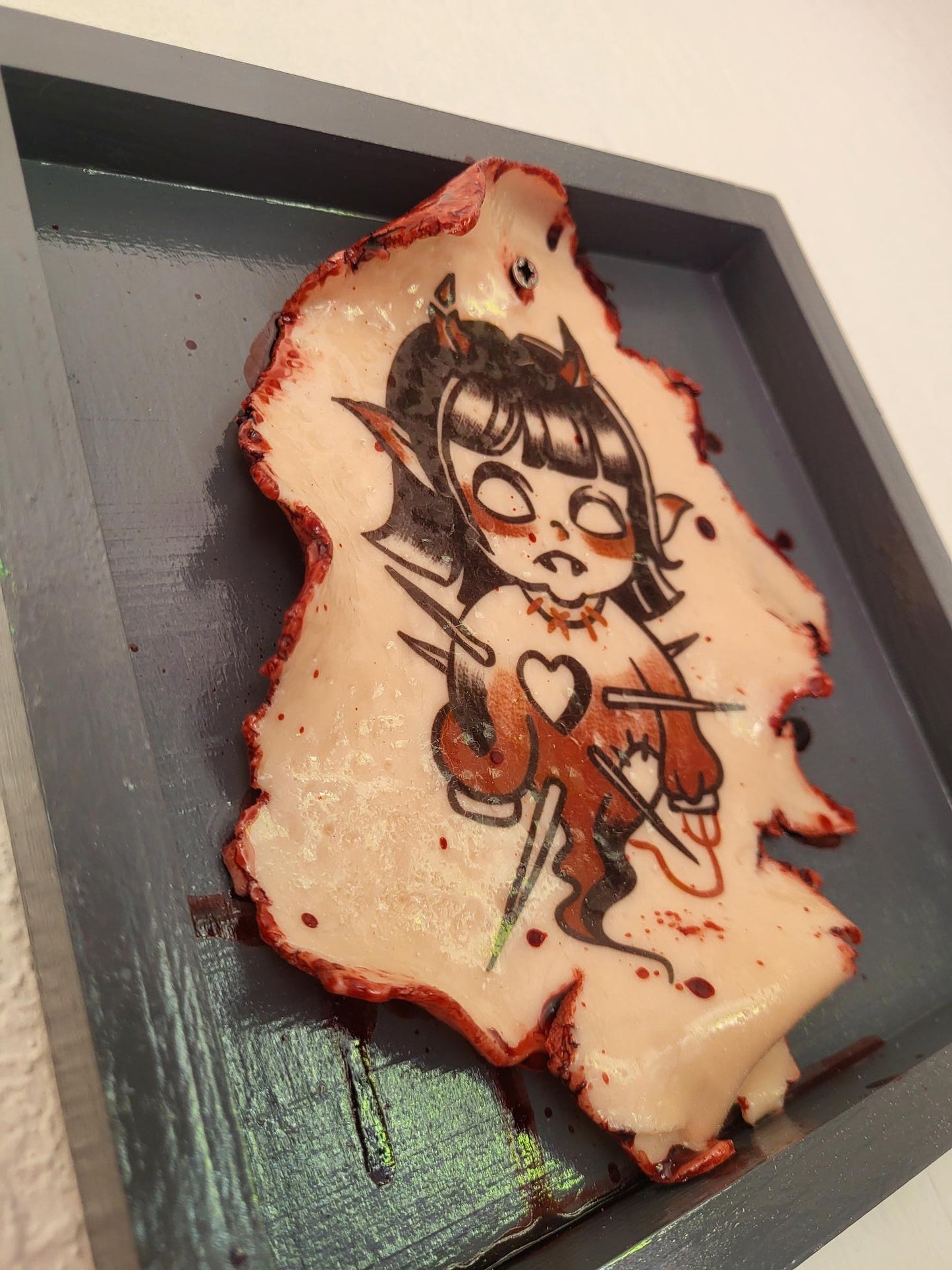 Little Demon Tattoo Removal Frame