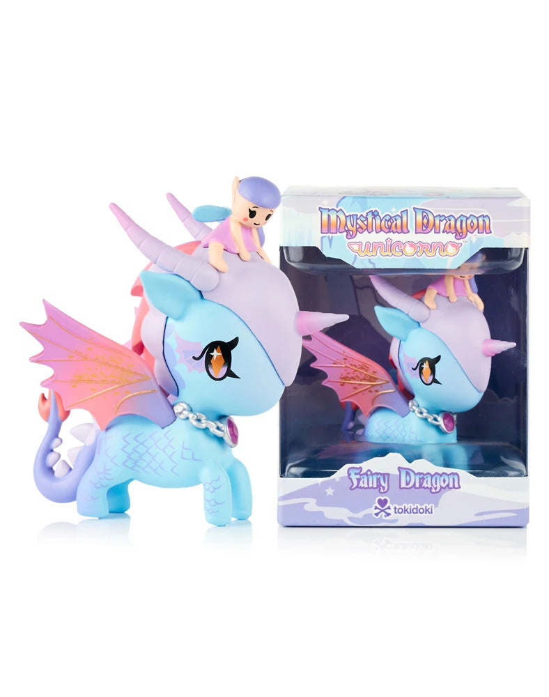 Unicorno Window Box Figure Mystical Dragon Line Fairy Dragon 8 cm