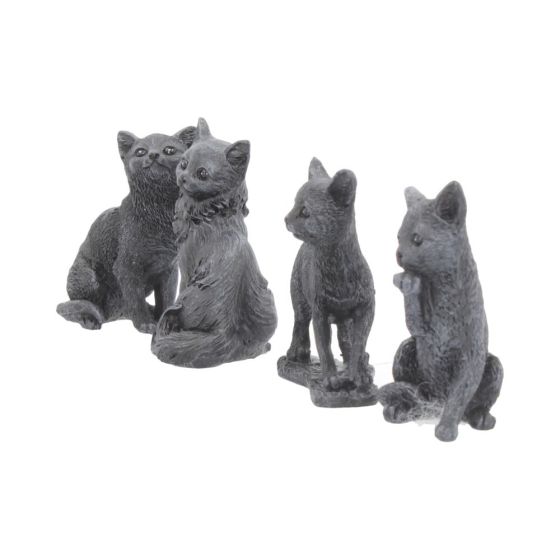 Lucky Black Cat Figure