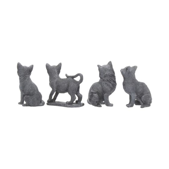 Lucky Black Cat Figure
