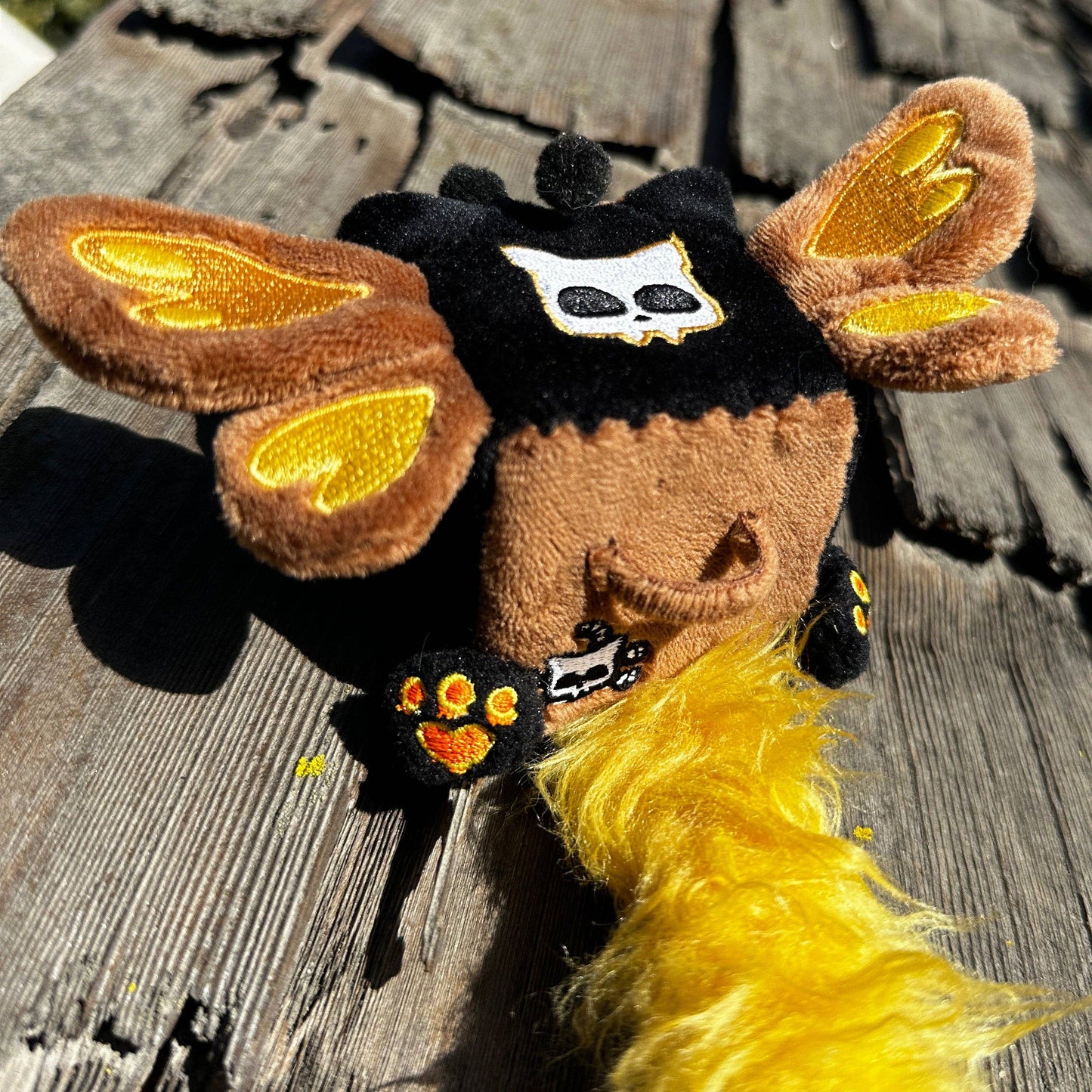 Deathshead Moth Baby SquaredyCats Mini Plush