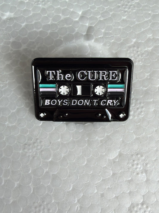 The Cure Boys Don't Cry Cassette Pin Badge