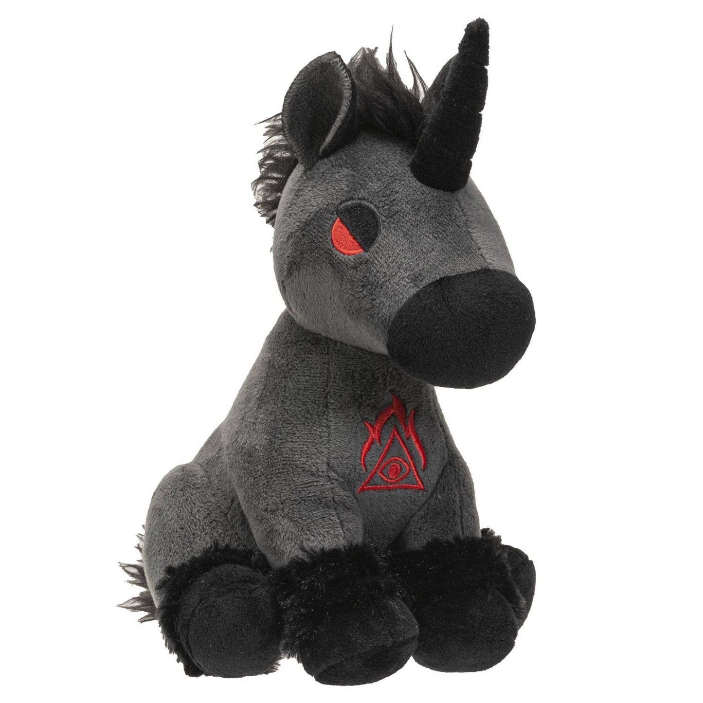 Black Unicorn Fluffy Fiends Plush