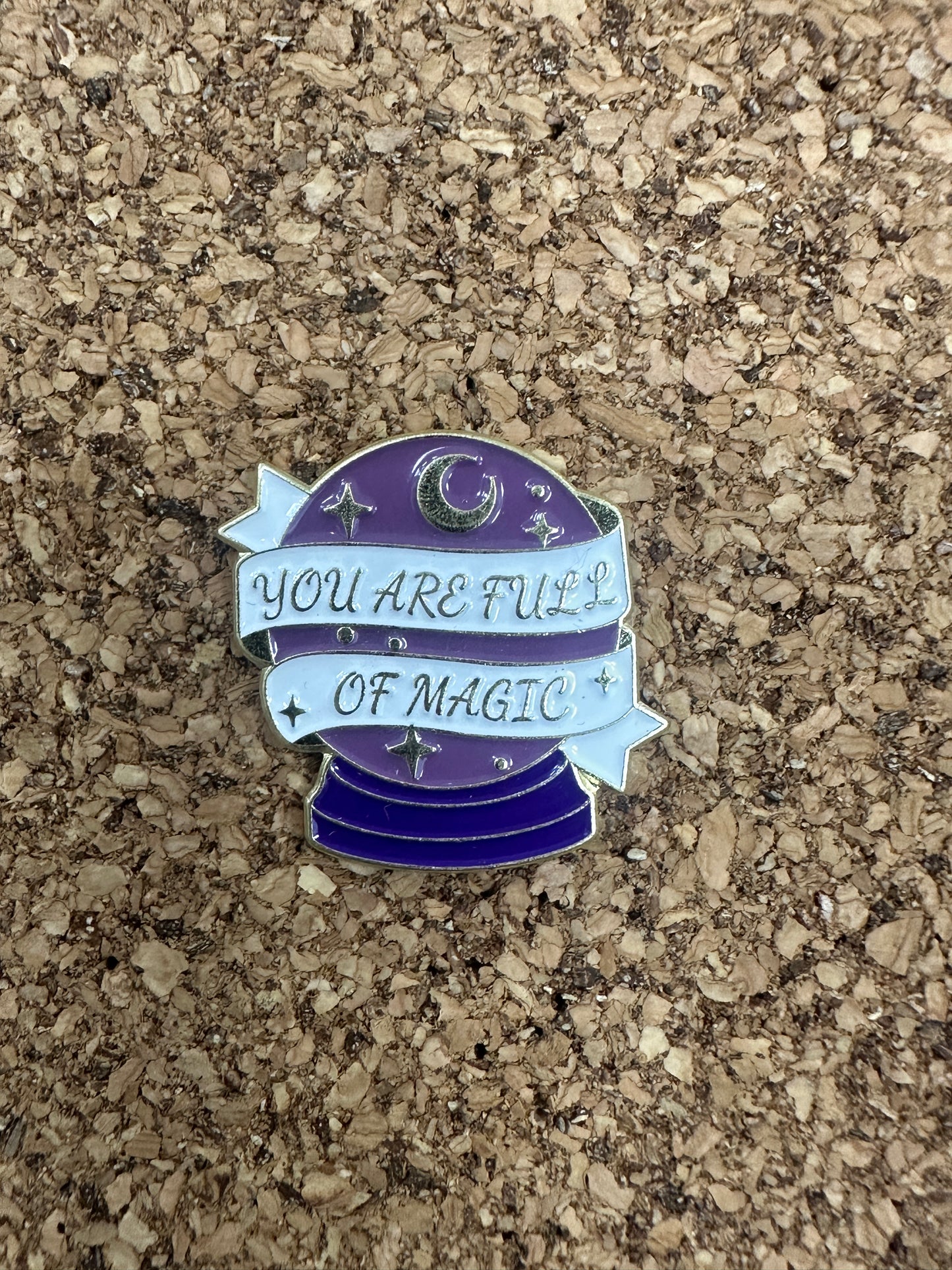 Full of Magic Crystal Ball Pin Badge