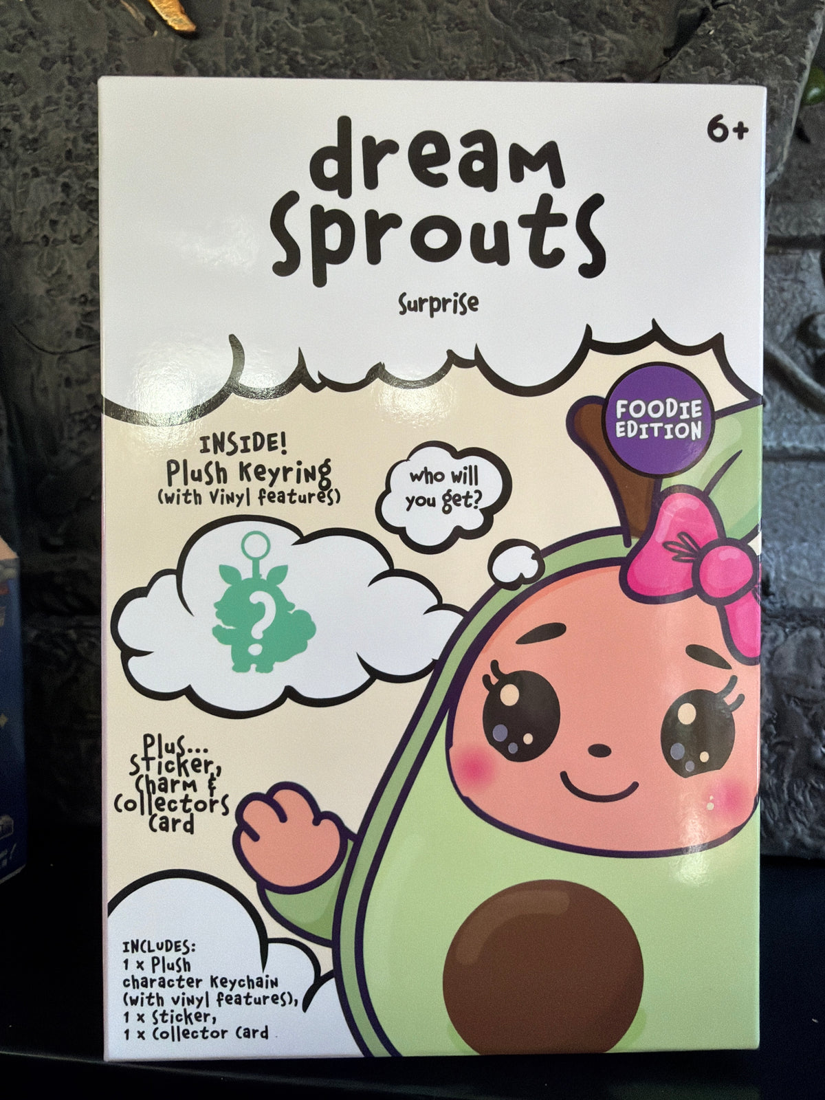 Dream Sprouts Foodie Edition Surprise Vinyl Plush Keyring Blind Box