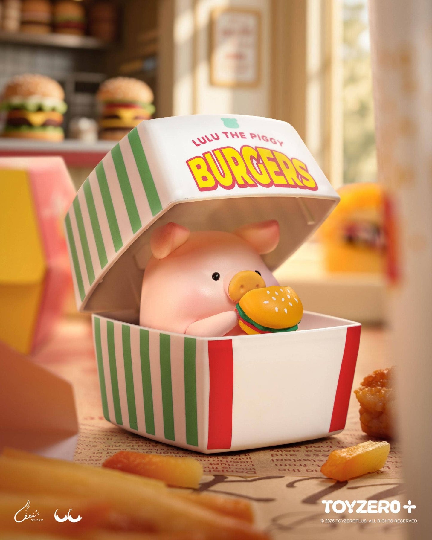 LuLu the Piggy Burger Express Movable Series (Blind Box)