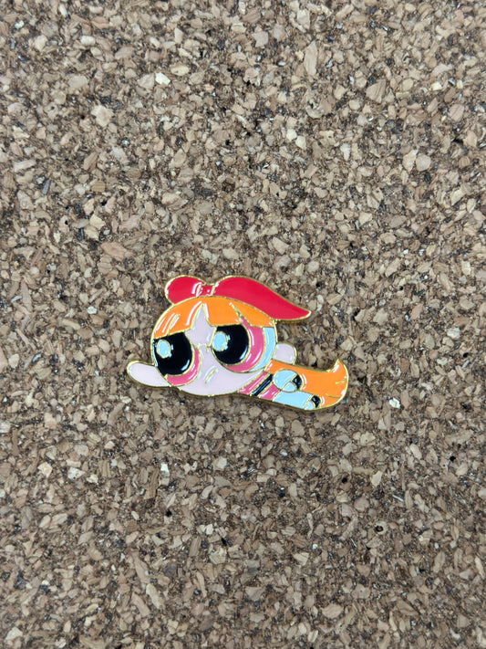 Powerpuff Girls Blossom Pin Badge