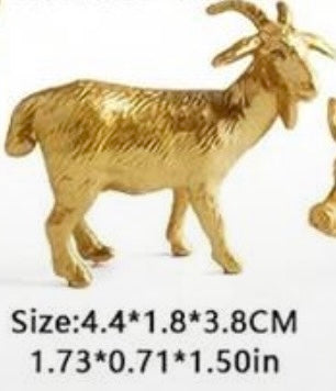 Golden Goat Small Figure
