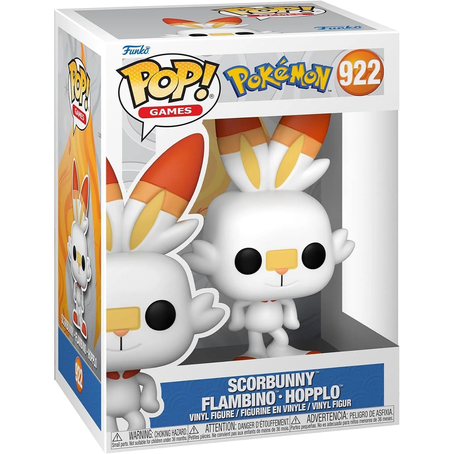 Pokemon 922 Scorbunny Funko Pop! Vinyl Figure