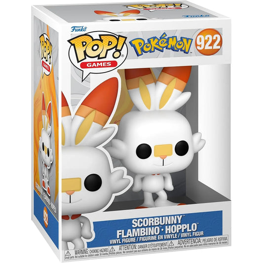 Pokemon 922 Scorbunny Funko Pop! Vinyl Figure