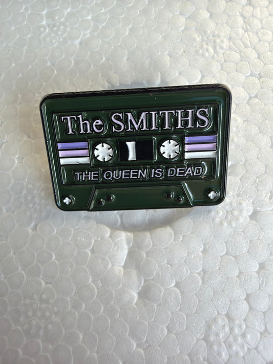 The Smiths The Queen is Dead Cassette Pin Badge