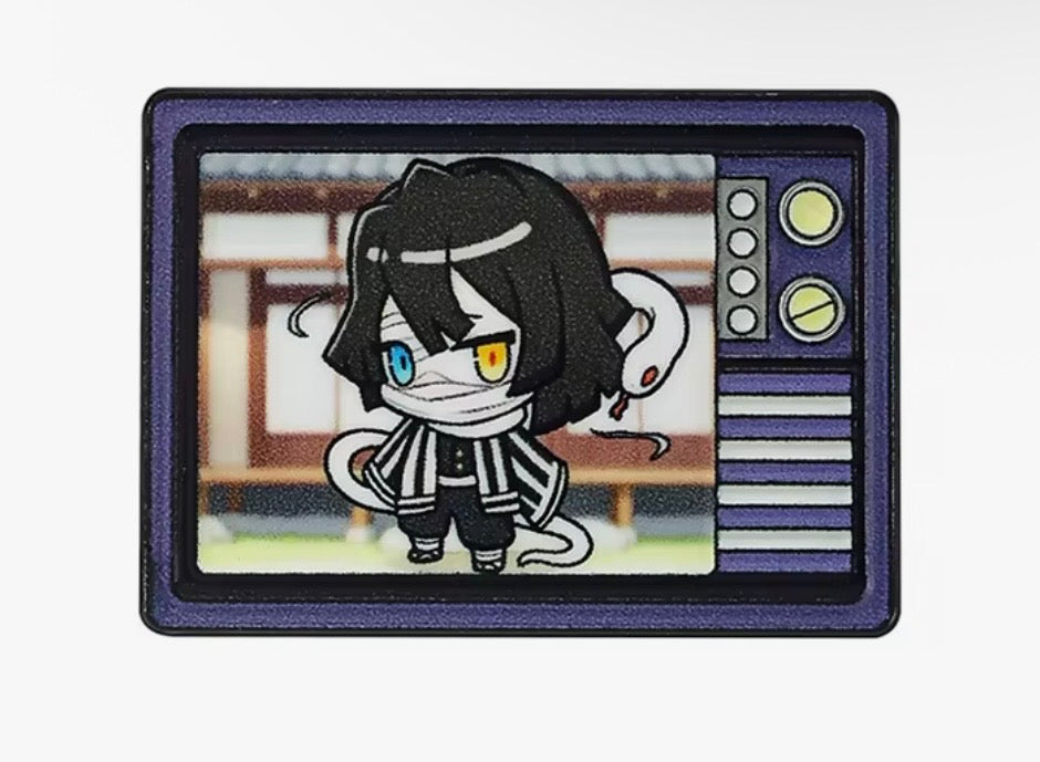 Demon Slayer Retro TV Pin Badge