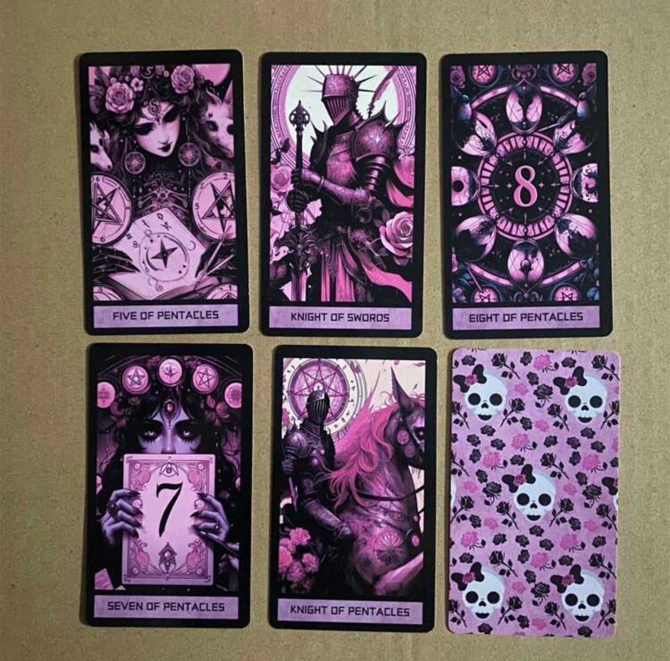 Pink Gothic Tarot Deck