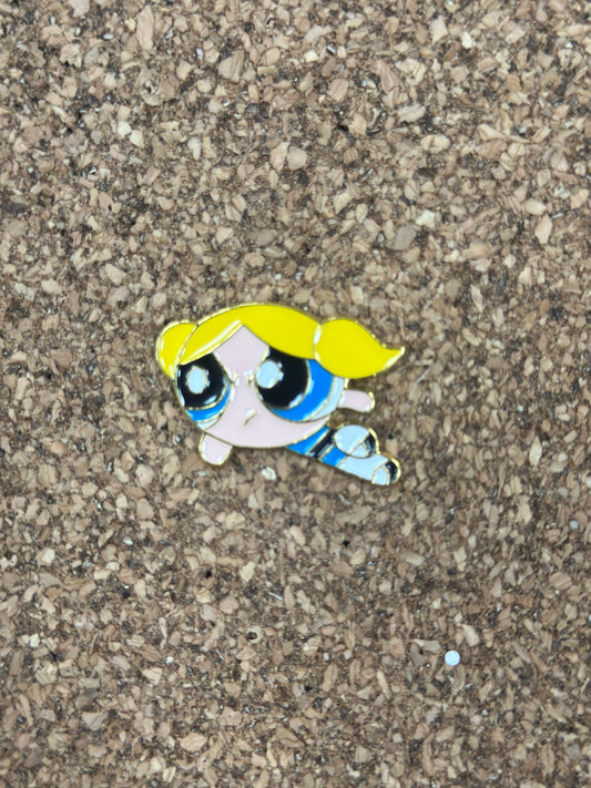Powerpuff Girls Bubbles Pin Badge
