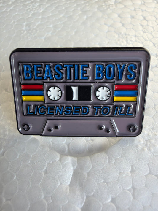 Beastie Boys Licensed to Ill Cassette Pin Badge
