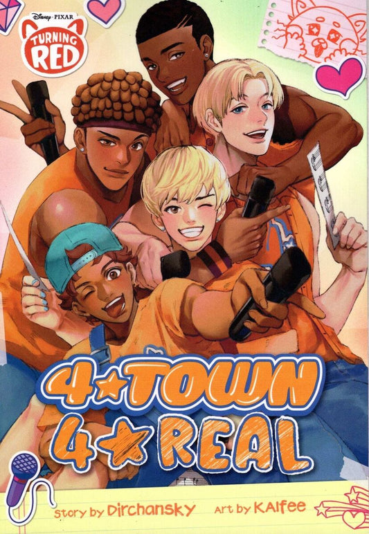 Disney Pixar Turning Red 4*Town 4 Real Manga