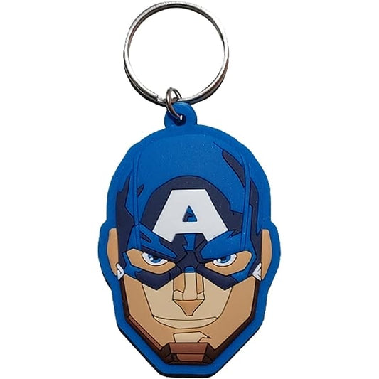 Marvel Avengers Captain America Rubber Keychain