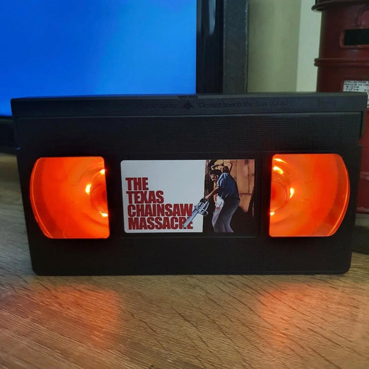 The Texas Chainsaw Massacre (1974) VHS LED Lamp