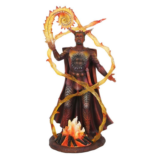 Elemental Magic Fire Sorcerer Statue