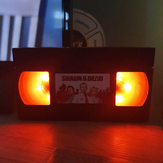 Shaun of the Dead (2004) VHS LED Lamp