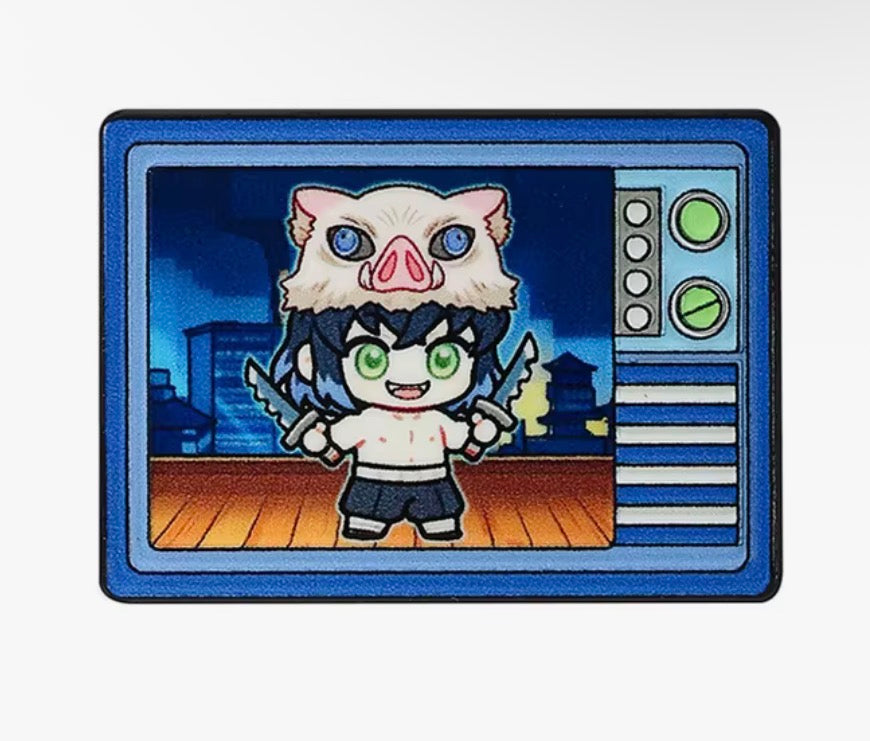 Demon Slayer Retro TV Pin Badge