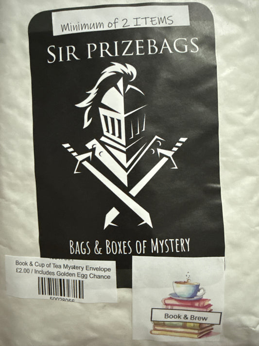 Book & Cup of Tea Mystery Envelope