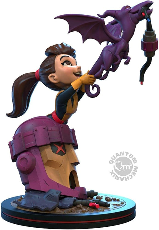 Marvel X-Men Kitty Pryde And Lockheed Q-Fig Statue