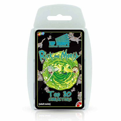 Rick and Morty Top Trumps with Glow in the Dark Case