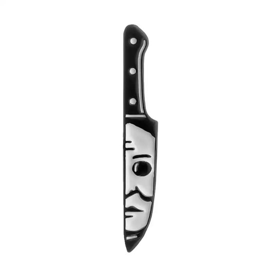 Halloween Michael Myers Knife Pin Badge