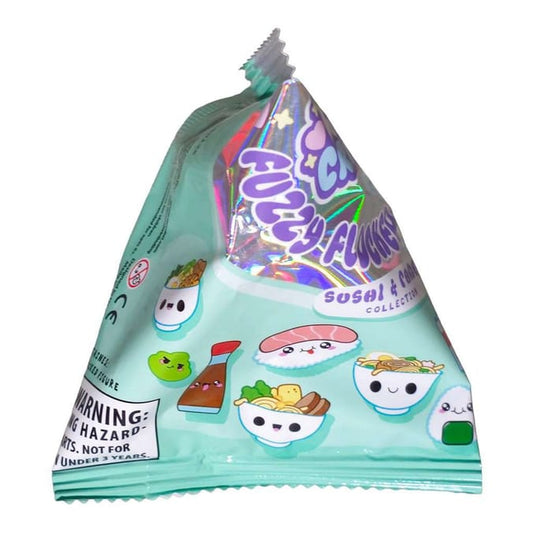 Kawaii Critters Fuzzy Flocked Friends Sushi And Ramen Collection Blind Bag