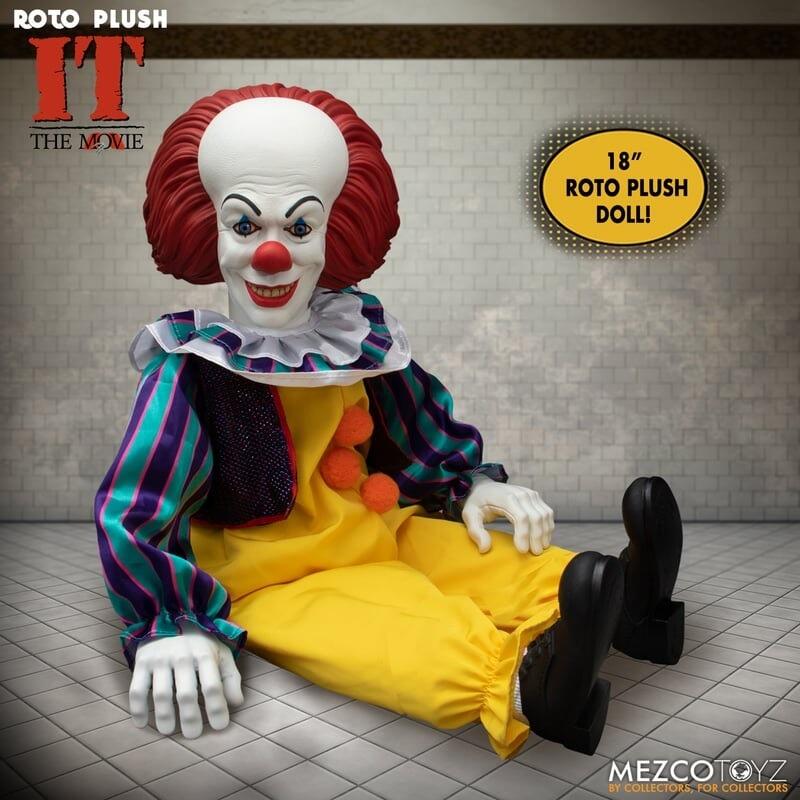 IT 1990 Movie Pennywise Roto Plush Figure