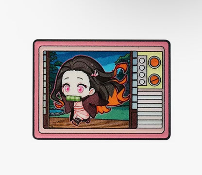 Demon Slayer Retro TV Pin Badge
