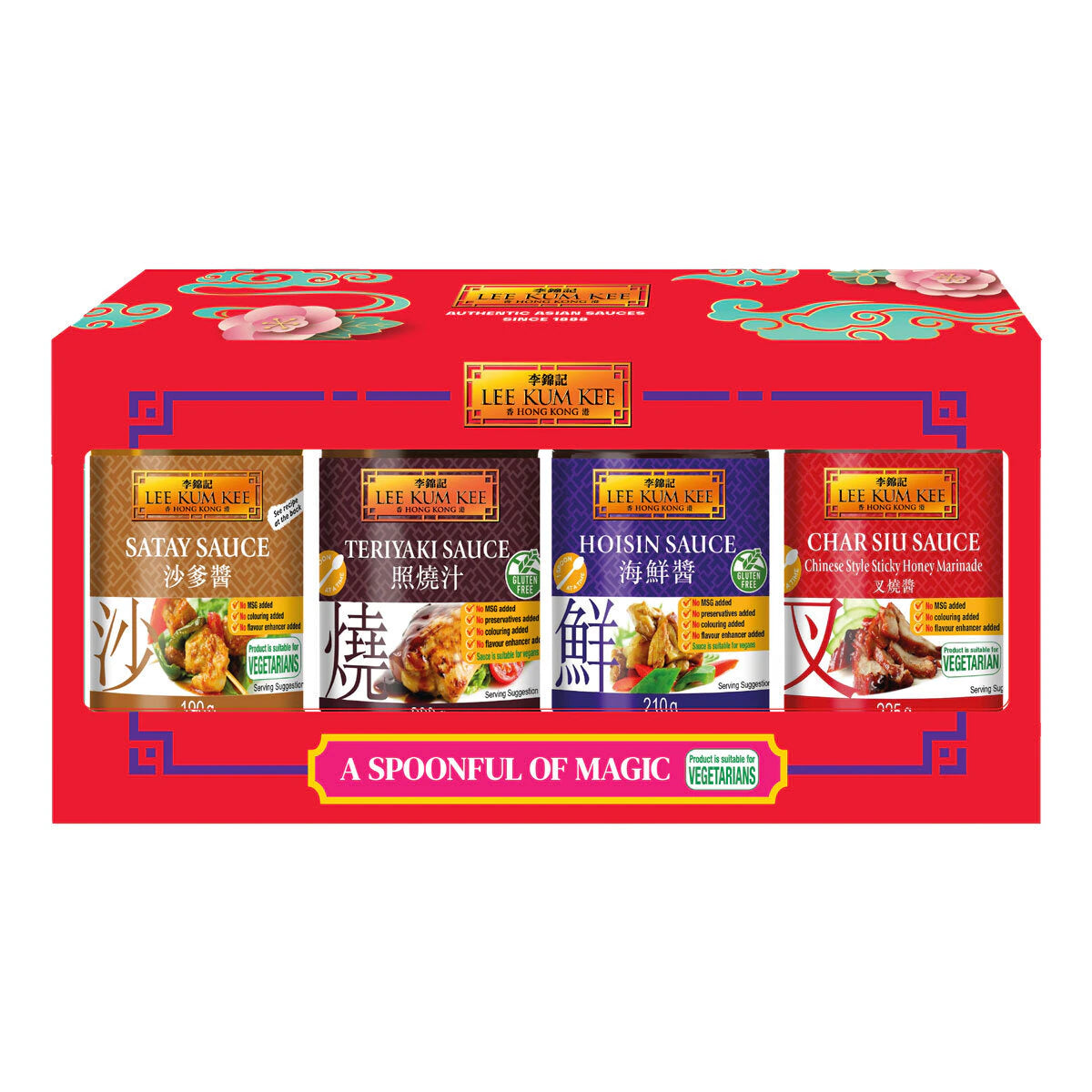 Lee Kim Mee A Spoonful Of Magic Asian Sauces 4-Pack
