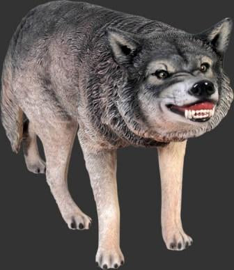 ‘Frank’ the Lifesize Wolf Statue