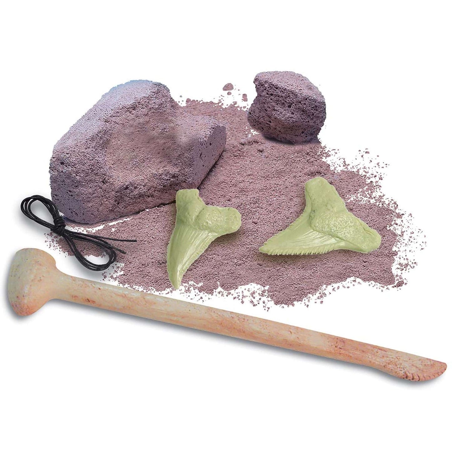 Kidzlabz Glowing Shark Tooth Fossil Kit