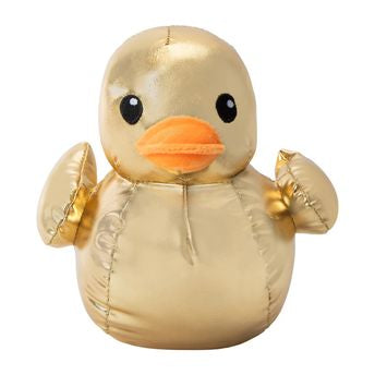 Shimmering Gold Metallic Duck Plush