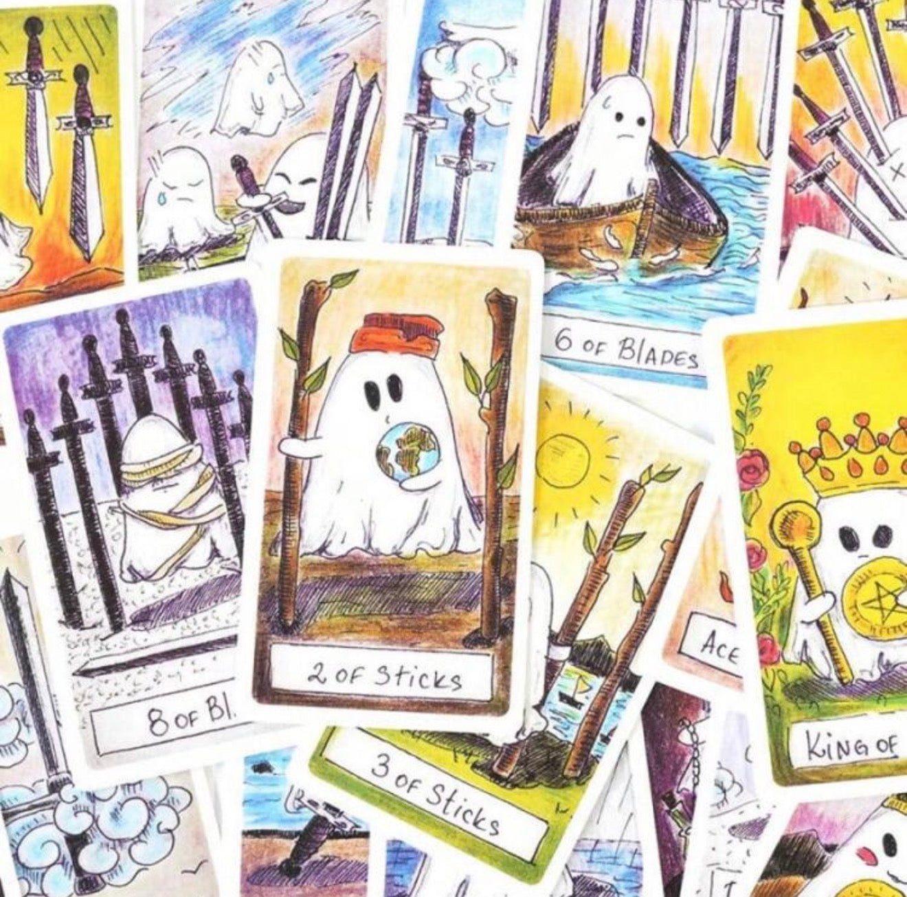 Cute Ghost Tarot Deck
