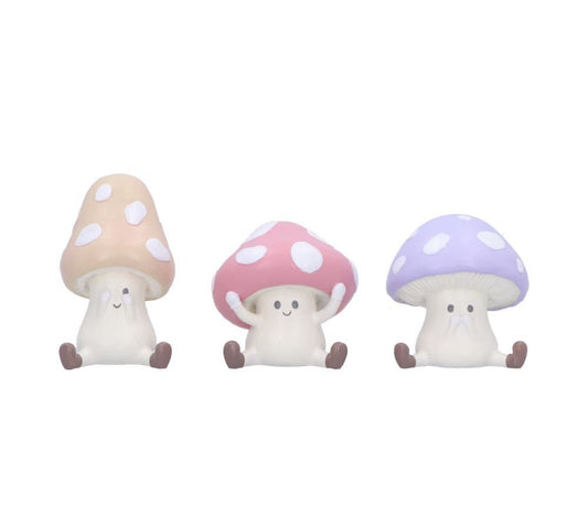 Three Wise Toadstools Ornaments