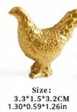 Golden Chicken Small Figure