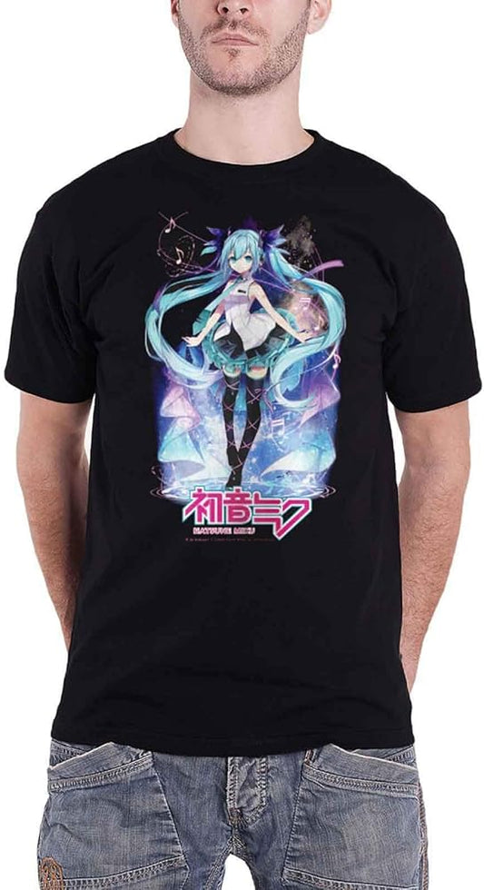 Hatsune Miku Euphoria Black T-Shirt