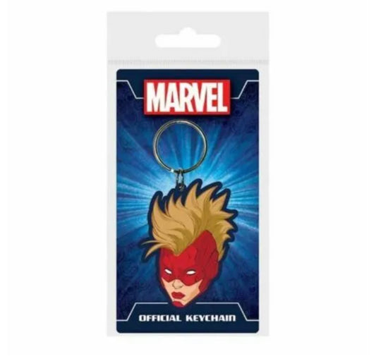 Marvel Captain Marvel Rubber Keychain